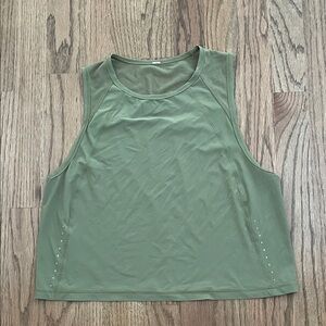 Lululemon green athletic shirt